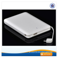 AWC932 Logo Printing 12mm Slim 5000mah Battery Mobile Power Bank Portable Charger for Samsung